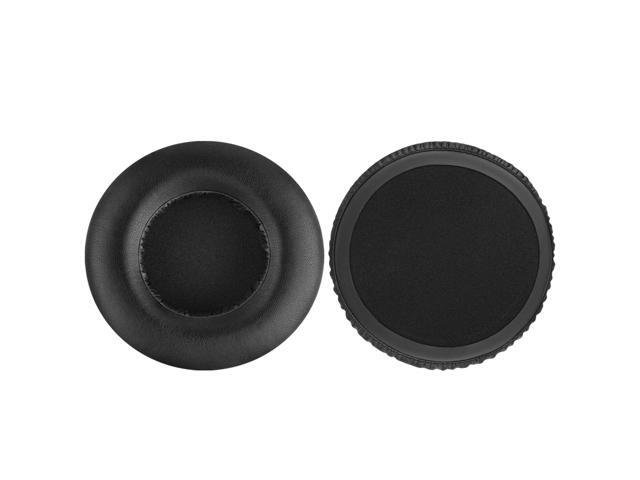 Geekria QuickFit Protein Leather Replacement Ear Pads for AKG K550, K551, K553 MKII Headphones Earpads, Headset Ear Cushion Repair Parts (Black)