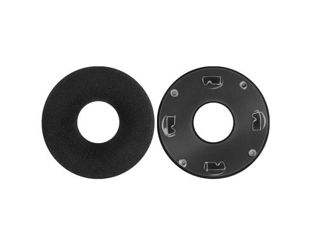 Geekria Comfort Velour Replacement Ear Pads for AKG K121, K121S, K141 MK II, K142 HD Headphones Earpads, Headset Ear Cushion Repair Parts (Black)