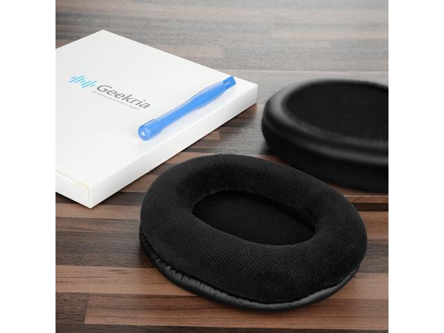 Geekria Comfort Velour Replacement Ear Pads for Shure Hpaec240, Hpaec440, Hpaec840, Hpaec940, Srh840 Srh440, Srh940 Headphones Ear Cushions,...