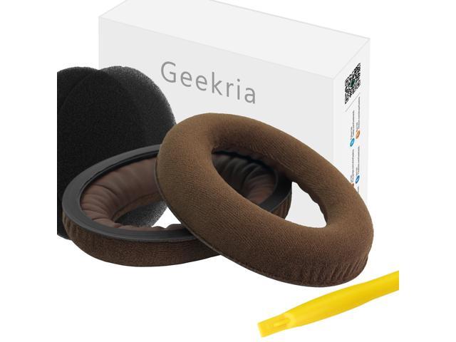 Geekria Comfort Velour Replacement Ear Pads for Sennheiser HD598, HD598SE, HD598CS Headphones Ear Cushions, Headset Earpads, Ear Cups Repair Parts...