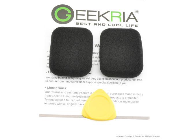 Geekria QuickFit Foam Replacement Ear Pads for Bang & Olufsen B & O FORM 2 Headphones Earpads, Headset Ear Cushion Repair Parts (Black)