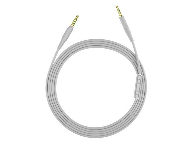 Geekria QuickFit Audio Cable with Mic Compatible with Bose QC 45, QC 35 Series II, QC 25, 700 ANC Cable, 2.5mm Aux Replacement Stereo Cord with...