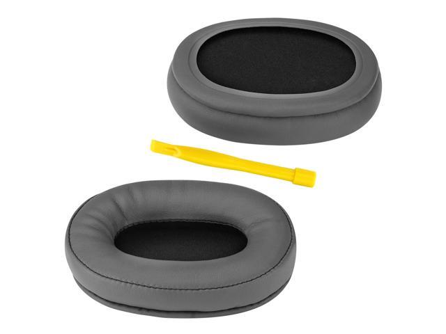 Geekria QuickFit Replacement Ear Pads for ATH-SR9/DSR9BT/DSR7BT Headphones Ear Cushions Repair Parts (Grey) - image 2