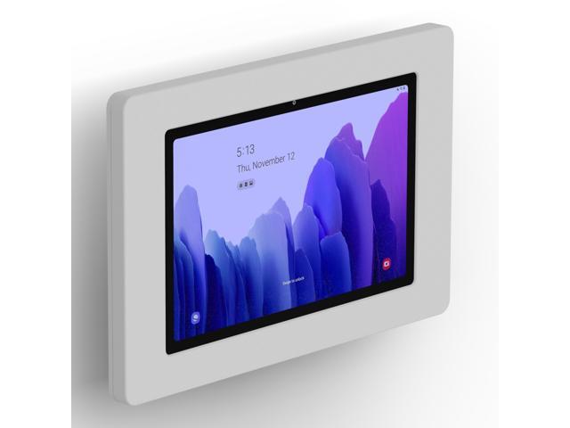 VidaMount Light Grey Enclosure and Tilting VESA Slim Wall Mount [Bundle] compatible with Samsung Galaxy Tab A7 10.4