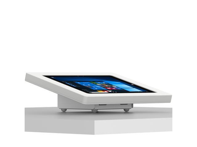 VidaMount White Enclosure and Fixed Tilted 15Â° Desk / Surface Mount [Bundle] compatible with Surface 3