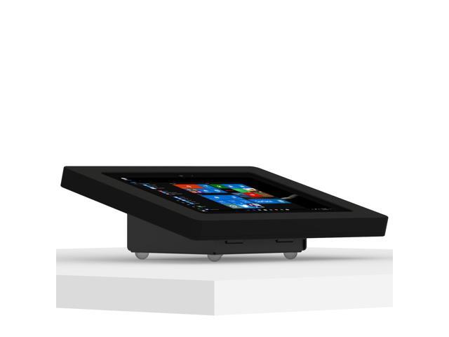 VidaMount Black Enclosure and Fixed Tilted 15° Desk / Surface Mount [Bundle] compatible with Surface Go, Go 2, Go 3 & Go 4