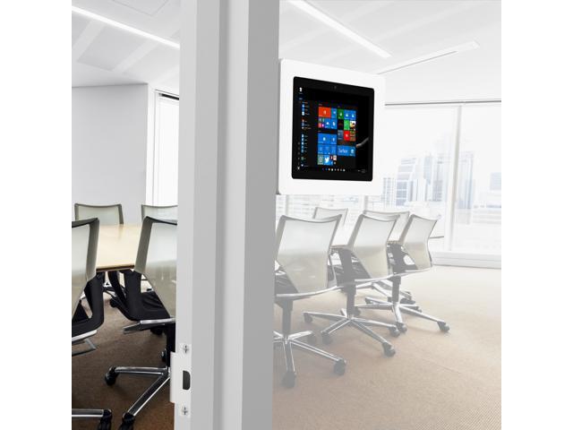 VidaMount White Enclosure and Tilting Removable Glass Mount [Bundle] compatible with Surface Go, Go 2, Go 3 & Go 4