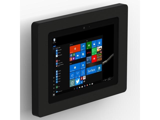 VidaMount Black Enclosure and Tilting VESA Slim Wall Mount [Bundle] compatible with Surface Go & Go 2