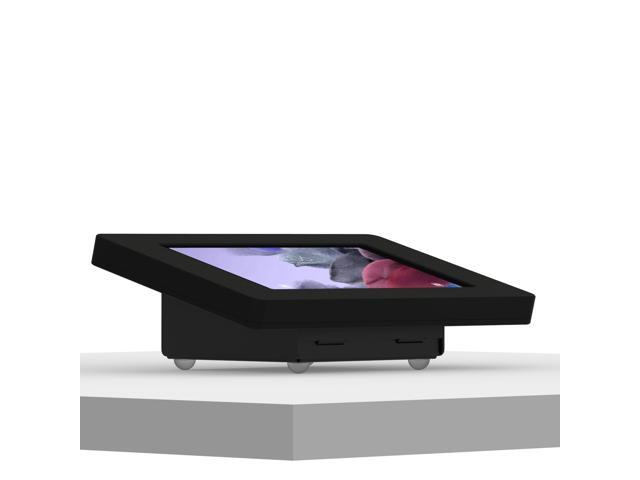 VidaMount Black Enclosure and Fixed Tilted 15° Desk / Surface Mount [Bundle] compatible with Samsung Galaxy Tab A7 Lite 8.7