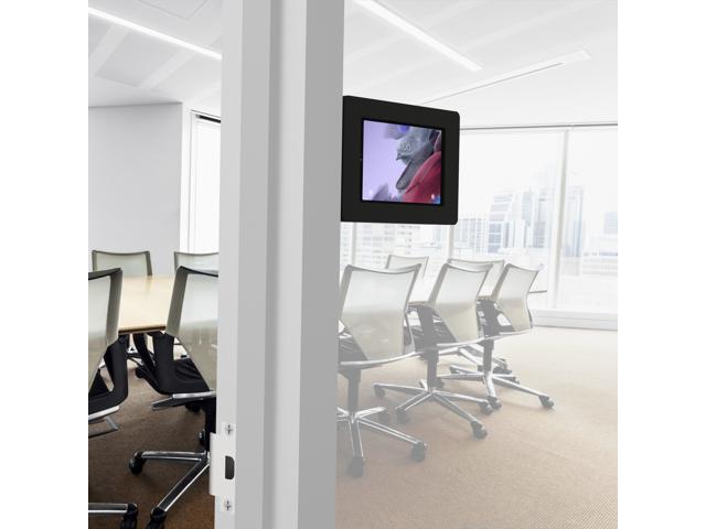 VidaMount Black Enclosure and Tilting Removable Glass Mount [Bundle] compatible with Samsung Galaxy Tab A7 Lite 8.7