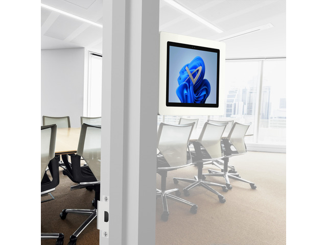 VidaMount White Enclosure and Tilting Removable Glass Mount [Bundle] compatible with Microsoft Surface Pro 8 / Pro X