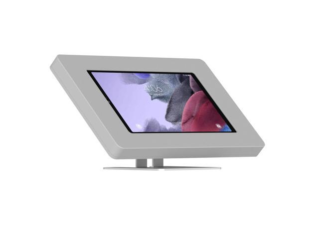 VidaMount Light Grey Enclosure and Adjustable Tilt and Swivel Desk / Table Mount [Bundle] compatible with Samsung Galaxy Tab A7 Lite 8.7