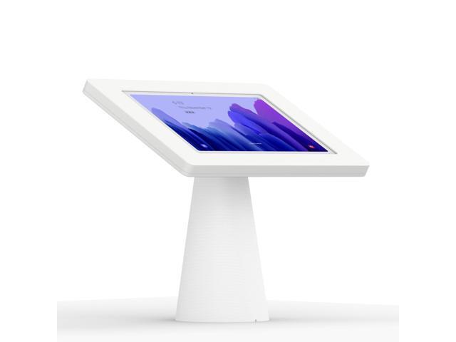 VidaMount White Enclosure and Fixed Surface Lite Desk / Table Mount [Bundle] compatible with Samsung Galaxy Tab A7 10.4