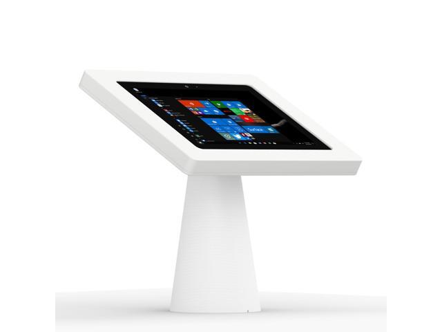 VidaMount White Enclosure and Fixed Surface Lite Desk / Table Mount [Bundle] compatible with Microsoft Surface Go, Go 2, Go 3 & Go 4
