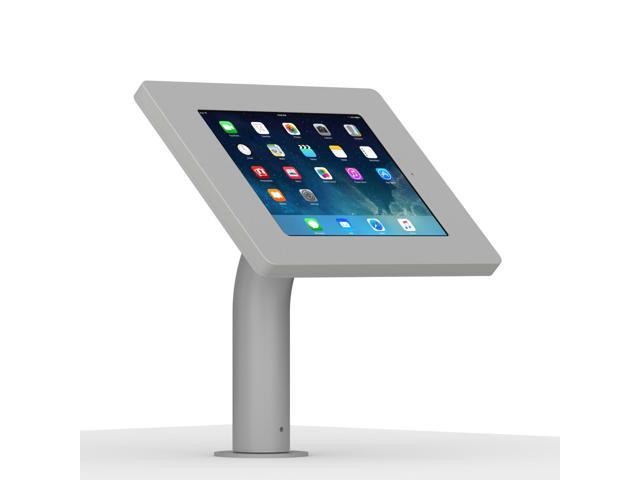 VidaMount Light Grey Covered Home Button Enclosure and Fixed Surface Wall/Table Mount [Bundle] compatible with iPad 9.7 (5th / 6th Gen), Pro 9.7',...