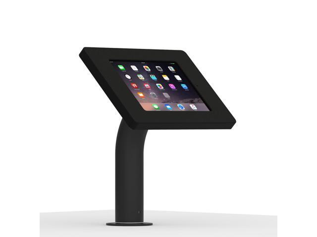 VidaMount Black Covered Home Button Enclosure and Fixed Surface Wall/Table Mount [Bundle] compatible with iPad Mini 1/2/3