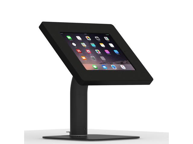 VidaMount Black Covered Home Button Enclosure and Portable Fixed Stand Version 2 [Bundle] compatible with iPad 2/3/4