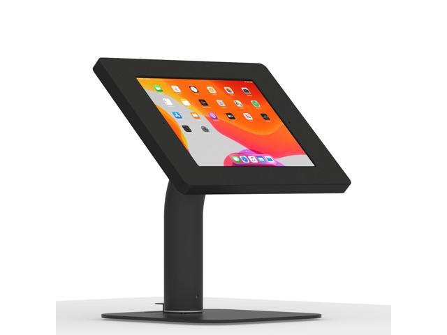 VidaMount Black Covered Home Button Enclosure and Portable Fixed Stand Version 2 [Bundle] compatible with iPad 10.2' (7th, 8th & 9th Gen)