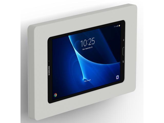 VidaMount Light Grey Enclosure and Tilting VESA Slim Wall Mount [Bundle] compatible with Samsung Galaxy Tab A 10.1 (2016)