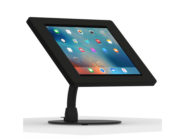VidaMount Black Home Button Covered Enclosure and Portable Flexible Stand [Bundle] compatible with iPad Pro 12.9' (1st/2nd Gen)
