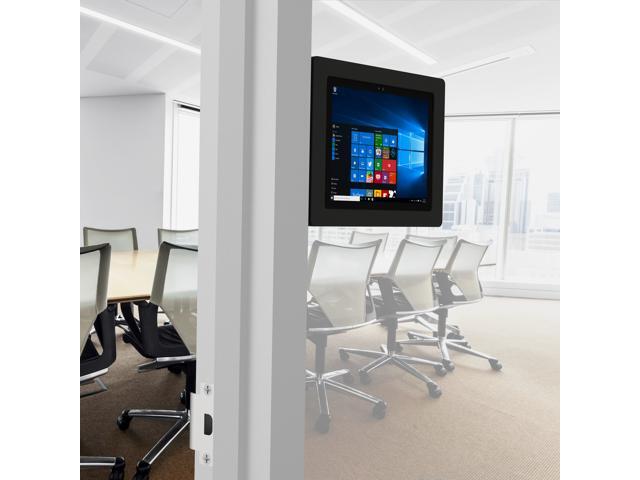 VidaMount Black Enclosure and Tilting Removable Glass Mount [Bundle] compatible with Microsoft Surface Pro 7+, Pro 7, Pro 6, Pro 5, Pro 4