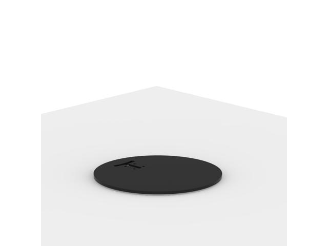 Round Base for Fixed or Flexible Surface VESA Mount - Black
