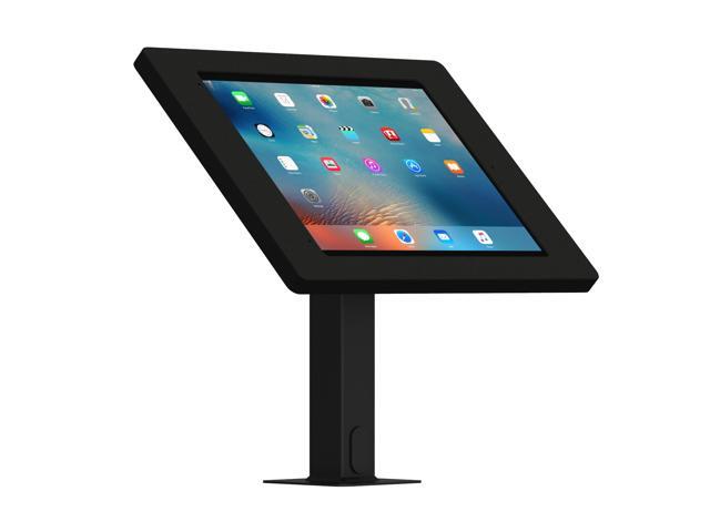 VidaMount Black Covered Home Button Enclosure and Rotating & Tilting Desk/Table Mount [Bundle] compatible with iPad Pro 12.9' (1/2 Gen)
