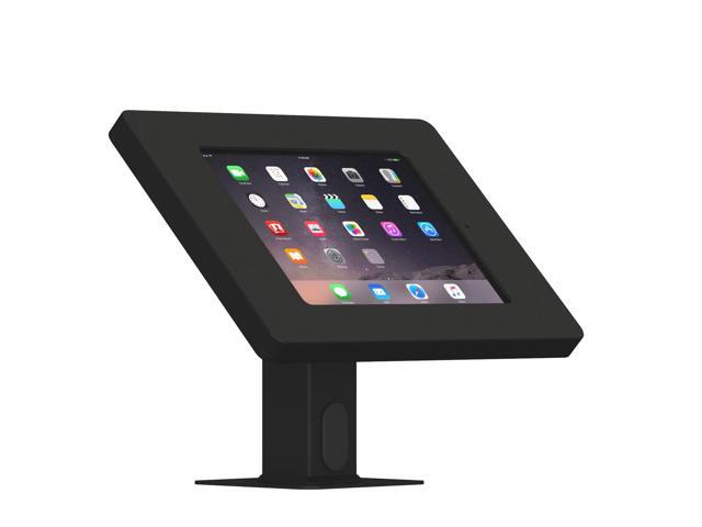 VidaMount Black Home Button Covered Enclosure and Rotating & Tilting Desk/Table Mount [Bundle] compatible with iPad Mini 4 & 5