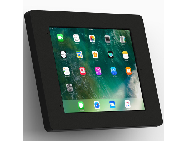 VidaMount Black Home Button Covered Enclosure and Fixed Tilted 15Â° Wall Mount [Bundle] compatible with iPad Pro 10.5' & Air 3rd Gen