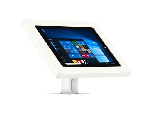 VidaMount White Enclosure and Rotating & Tilting Desk/Table Mount [Bundle] compatible with Microsoft Surface 3