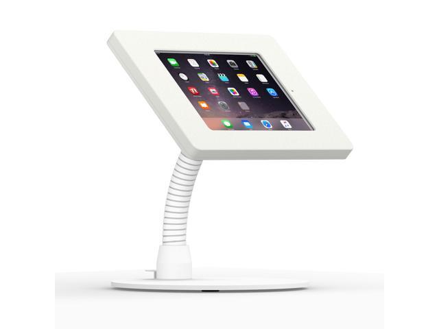 VidaMount White Home Button Covered Enclosure and Portable Flexible Stand [Bundle] compatible with iPad Mini 1/2/3
