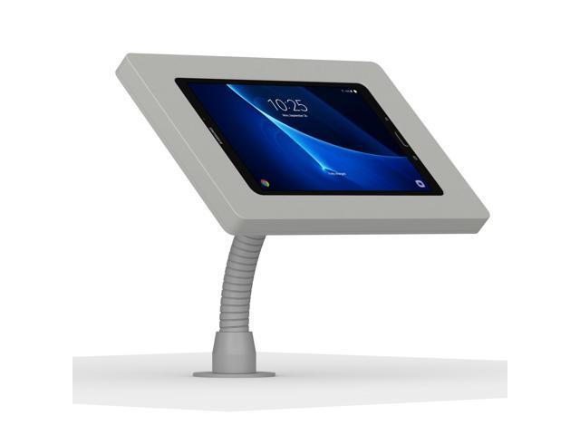 VidaMount Light Grey Enclosure and Flexible Desk/Wall Surface Mount [Bundle] compatible with Samsung Galaxy Tab A 10.1 (2016)