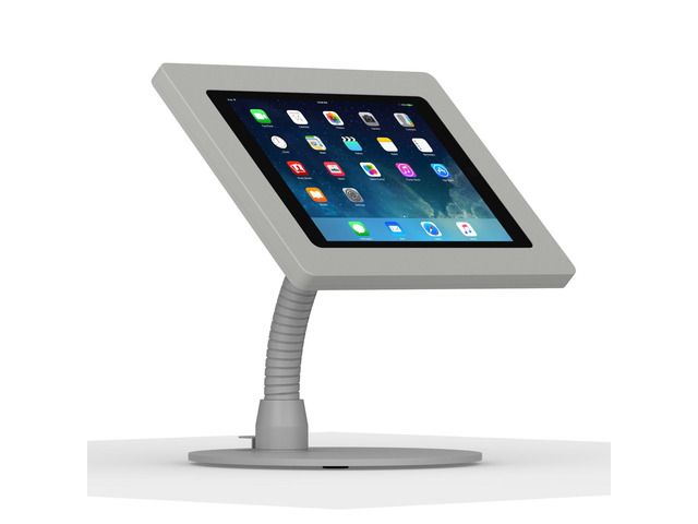 VidaMount Light Grey Enclosure and Portable Flexible Stand [Bundle] compatible with iPad 9.7 (5th / 6th Gen), Pro 9.7', Air 1/2