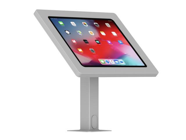 VidaMount Light Grey Exposed Rear Camera Enclosure and Rotating & Tilting Desk/Table Mount [Bundle] compatible with iPad Pro 12.9' (3rd Gen)