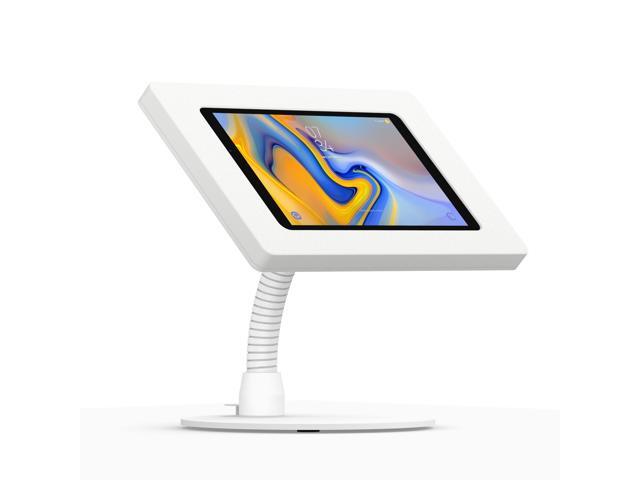 VidaMount White Enclosure and Portable Flexible Stand [Bundle] compatible with Samsung Galaxy Tab A 10.5 (2018)