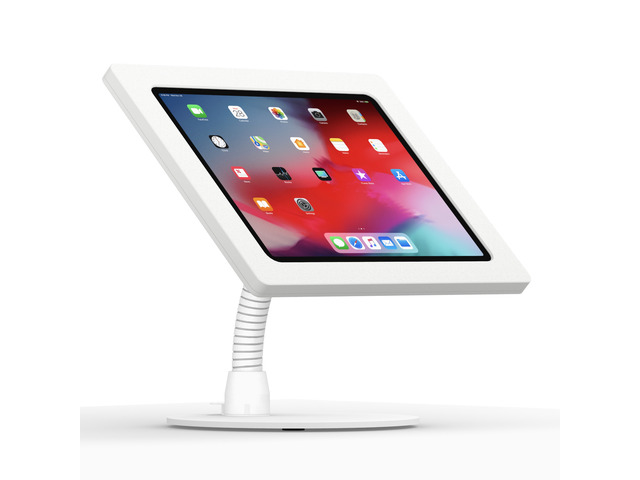 VidaMount White Exposed Rear Camera Enclosure and Portable Flexible Stand [Bundle] compatible with iPad Pro 12.9' (3rd Gen)