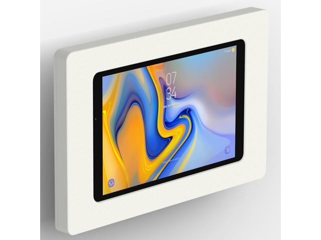 VidaMount White Enclosure and Tilting VESA Slim Wall Mount [Bundle] compatible with Samsung Galaxy Tab A 10.5 (2018)