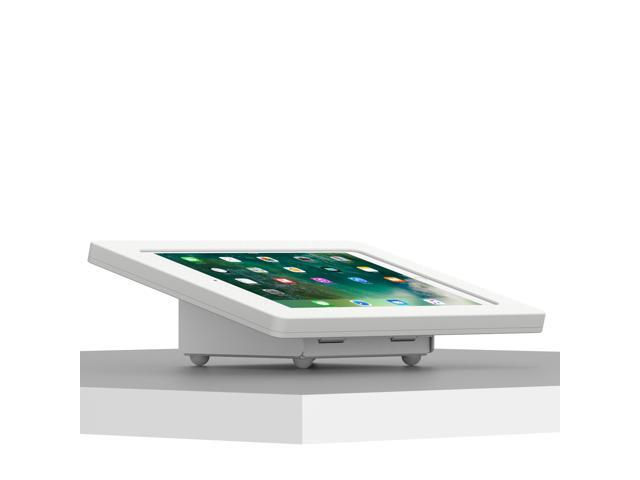 VidaMount White Enclosure and Fixed Tilted 15° Desk / Surface Mount [Bundle] compatible with iPad Pro 10.5' & Air 3rd Gen