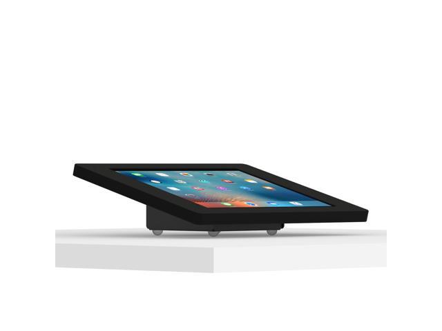 VidaMount Black Home Button Covered Enclosure and Fixed Tilted 15Â° Desk / Surface Mount [Bundle] compatible with iPad Pro 12.9' (1st/2nd Gen)