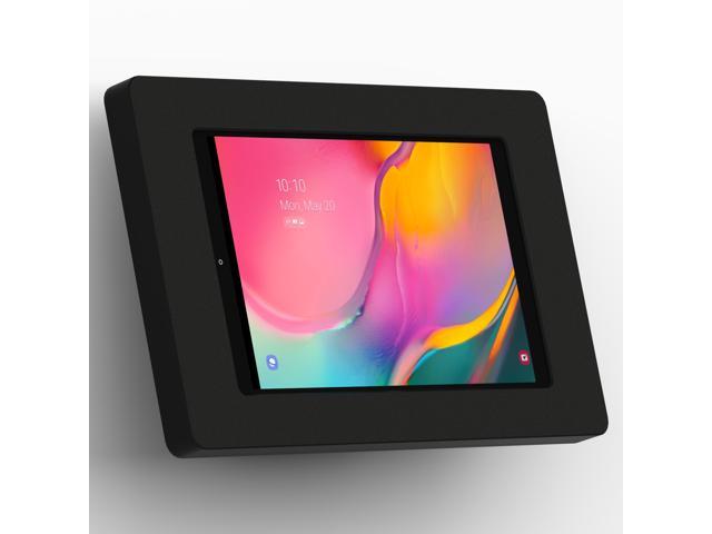 VidaMount Black Enclosure and Fixed Tilted 15Â° Wall Mount [Bundle] compatible with Samsung Galaxy Tab A 10.1 (2019)