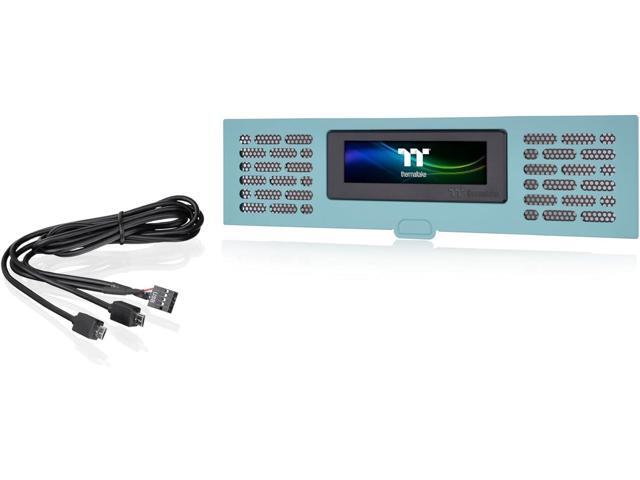 Thermaltake Tower 200 Series Turquoise LCD Panel Kit, 3.9' LCD Display, Supported by Tt RGB Plus 2.0 Software, AC-067-OOCNAN-A1, 3 Year Warranty