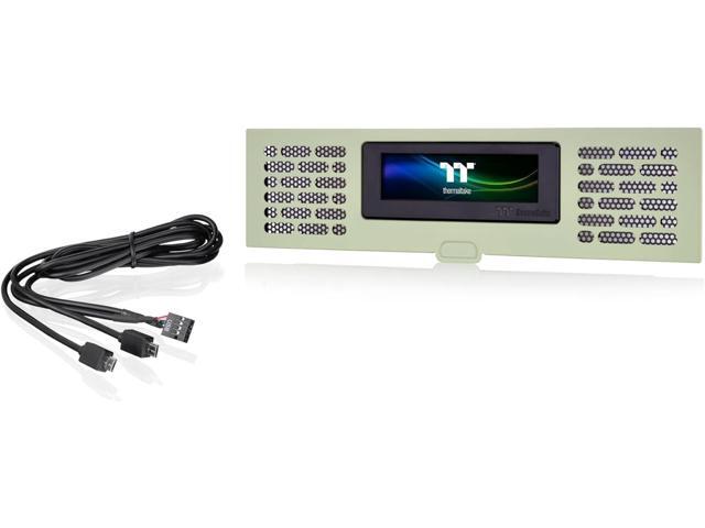 Thermaltake Tower 200 Series Matcha Green LCD Panel Kit, 3.9' LCD Display, Supported by Tt RGB Plus 2.0 Software, AC-067-OOENAN-A1, 3 Year Warranty