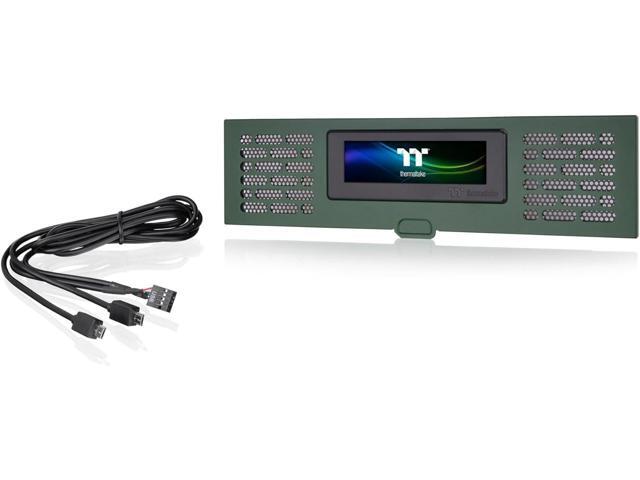 Thermaltake Tower 200 Series Racing Green LCD Panel Kit, 3.9' LCD Display, Supported by Tt RGB Plus 2.0 Software, AC-067-OODNAN-A1, 3 Year Warranty