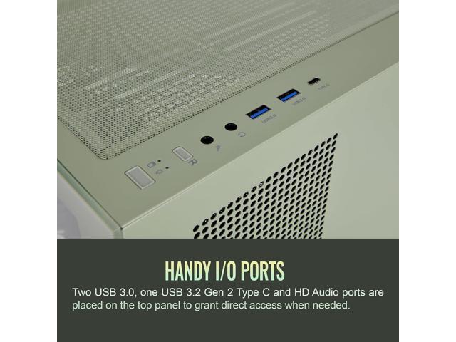 Thermaltake - View 270 Plus TG ARGB Mid Tower E-ATX PC Case - Matcha Green - image 7