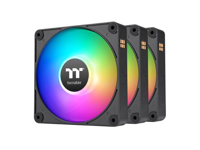 Thermaltake - CT 120 ARGB Sync 120mm Cooling Fan with Daisy-Chain Design (3-Pack) - Black - image 3