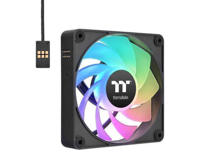 Thermaltake CT120 EX ARGB Reverse PC Cooling Fan (3-Fan Pack), Magnetic Connection, 5V Motherboard Sync, 16.8 Million Colors 9 Addressable LEDs,...