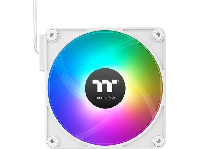 Thermaltake CT120 EX ARGB Reverse PC Cooling Fan White (3-Fan Pack), Magnetic Connection, 5V Motherboard Sync, 16.8 Million Colors 9 Addressable...