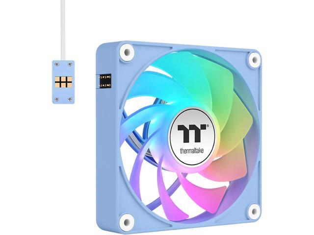 Thermaltake CT120 EX ARGB Reverse PC Cooling Fan HydrangeaBlue 3-Fan Pack, Magnetic Connection, 5V Motherboard Sync, 16.8 Million Colors 9...