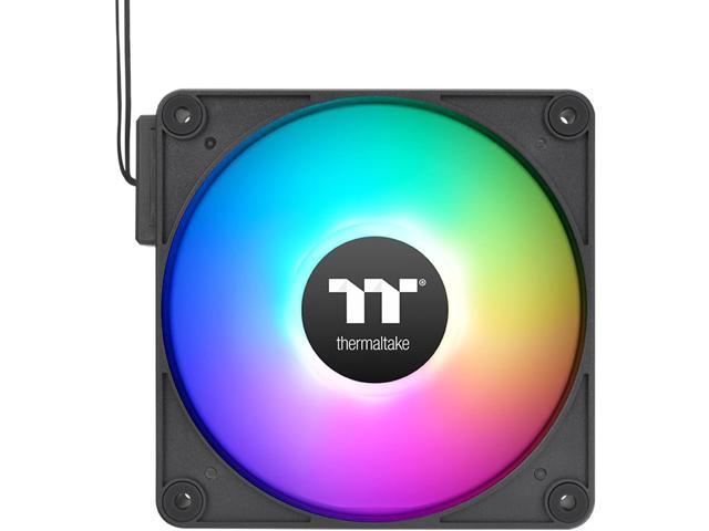 Thermaltake CT140 EX ARGB Reverse PC Cooling Fan (3-Fan Pack), Magnetic Connection, 5V Motherboard Sync, 16.8 Million Colors 9 Addressable LEDs,...