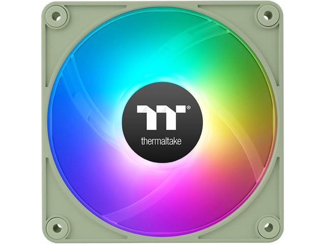 Thermaltake CT140 EX ARGB Reverse PC Cooling Fan Matcha Green 3-Fan Pack, Magnetic Connection, 5V Motherboard Sync, 16.8 Million Colors 9...